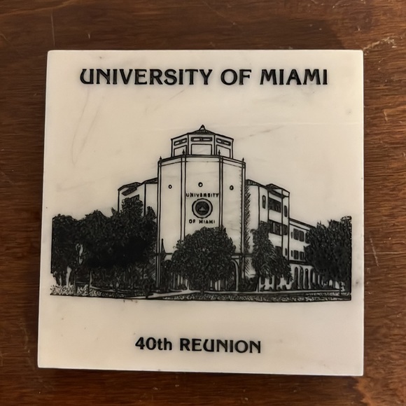University of Miami Coaster - Picture 1 of 2